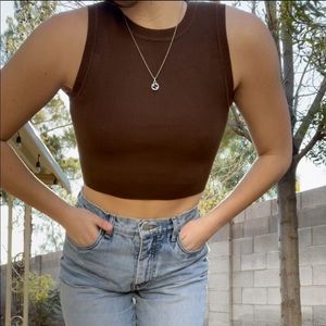 Zara cropped tank
